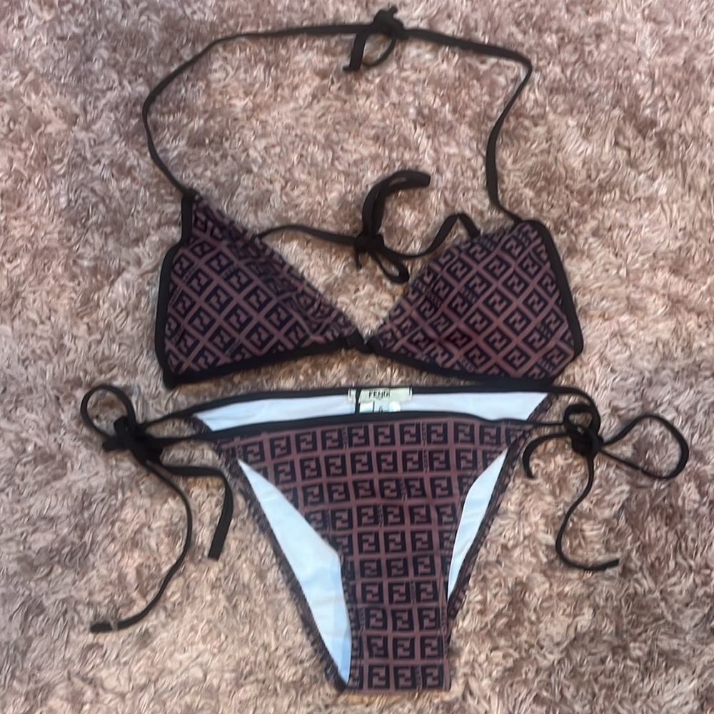 Nwt String Bikini Triangle 2 Piece - image 2